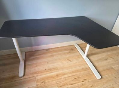 IKEA BEKANT Corner Desk 160x110 - White/Black