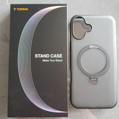 Iphone 16 plus Torras 360 stand black case