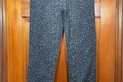 Premium By Jack and Jones Mens Grey Leopard Print Tailored Pants W28 L30