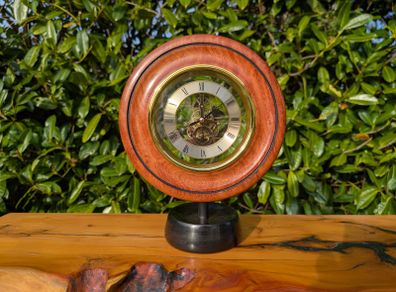 Bubinga Clock