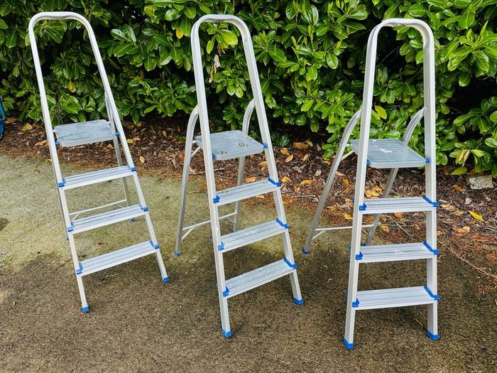 3 Aluminium Ladders Like New