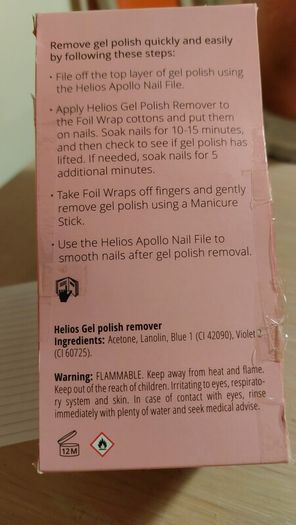Gel nail removal kit