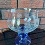 Vintage Duiske Irish Handcut Footed Bowl Image 5