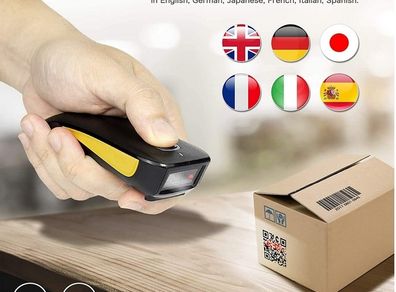 NETUM Wireless Bluetooth Mini Barcode Scanner