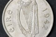 Ireland Excellent 1942 Silver  Half Crown coin