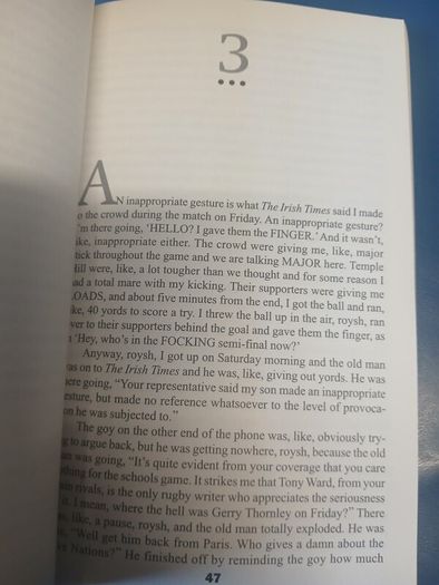 The Miseducation of Ross O'Carroll Kelly, first edition
