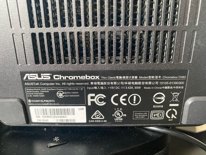 i7 Asus chromebox
