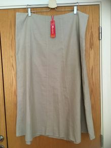 MONSOON Linen Mix Skirt 20 New