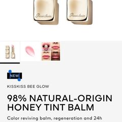 Kisskiss Bee Glow  98% Natural-origin Honey Tint Balm Color Reviving Balm, Regeneration And 24h Hydration