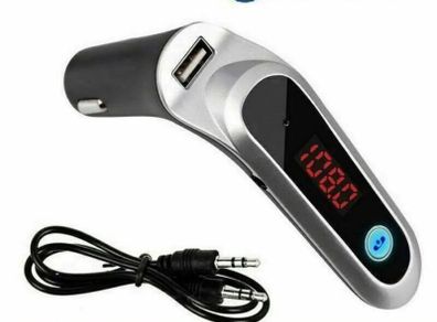 Wireless Bluetooth FM Transmitter AUX USB Charger Car Kit Handsfree for Phone IE