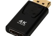 4K DisplayPort to HDMI-Compatible Adapter DP Male to Female HD TV HDMI-Compatible Video Audio Cable for PC TV Laptop