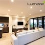 9 Pack,  83mm, Lumare LED Ultra-Flat Recessed ceiling Spotlight, 4 W, 400 Lumen, 230 V, IP44 for Living Room, Bathroom, Mini Slim Ceiling Spot in Silver, Warm White, Round with 83 mm  Diameter Image 2