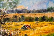 harvest watercolour