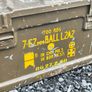 Vintage 1966 British Military H50 MK1 Steel Ammo Box Image 3