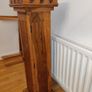 Vintage Wooden DVD Storage Tower Column Cabinet Pillar Stand Image 3