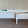 IKEA toddler to single extendable bed, white wood Image 2
