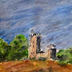 glenveagh national park watercolour