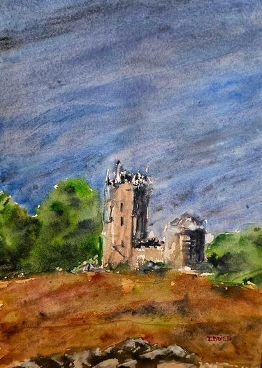 glenveagh national park watercolour