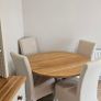 Neptune solid oak table & chairs Image 4