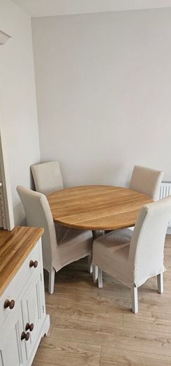 Neptune solid oak table & chairs