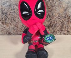 Marvel Deadpool Hand Heart Teddy Plushie Soft Toy 12 Inch Brand New With Tags