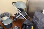 Uppababy Vista V2 car seat with isofix 360