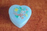 Blue Plastic Trinket Box for Sale