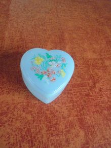 Blue Plastic Trinket Box for Sale