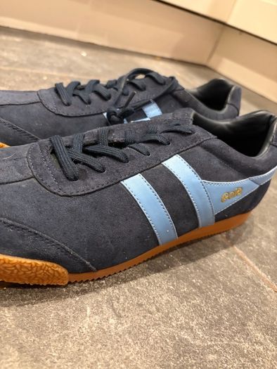 Gola Harrier Suede Navy Blue Trainers EU 46 UK 12 Unworn