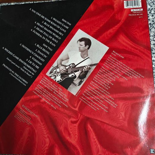 Chris Isaak, Wicked Game LP, Europe Press, Rare