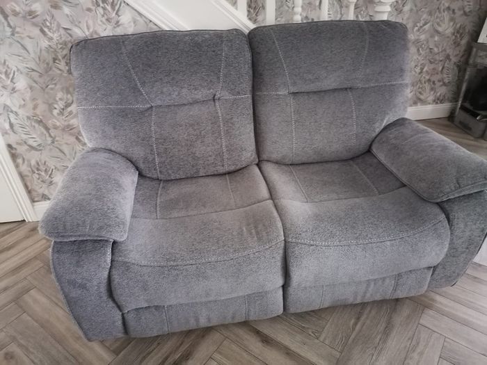 Two x 2 Seater Recliner sofa (less than a year old)
