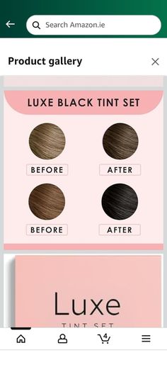 Luxe lash tint set