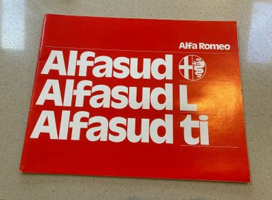Alfa Romeo AlfaSud brochure English