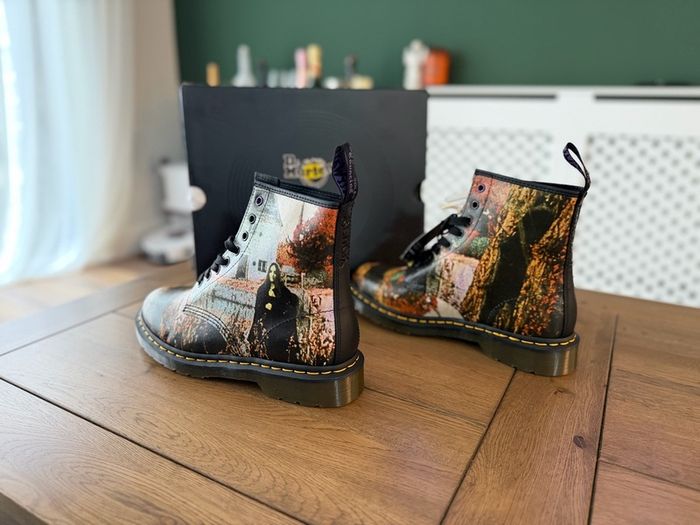 Dr Martens 1460 Black Sabbath Leather Boots UK 9