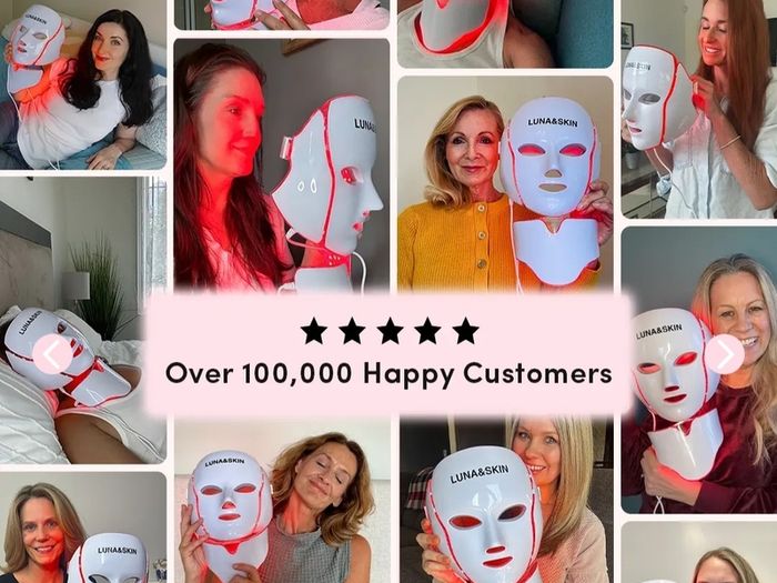 LUNA & SKIN Red led mask