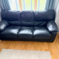 Leather Couch High Quality (Black)