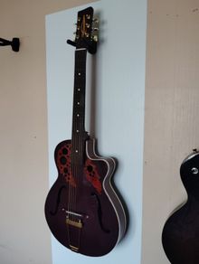 extremely rare Semi acoustic guitar