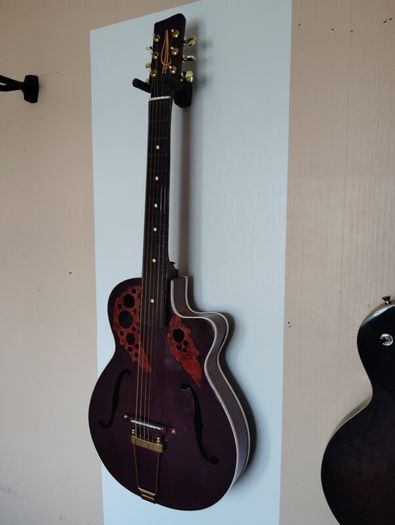very rare semi acoustic guitar