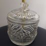 Vintage - Pressed Glass - Lidded Jar Image 3