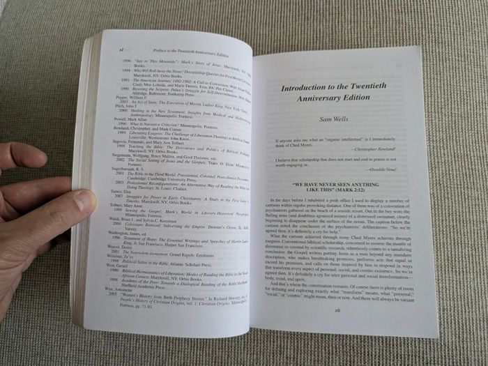 Binding the Strong Man - Ched Myers - Gospel of Mark - 20th Anniversary Edition