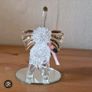 M&G Hand Sculptured Glass Elephant With 22K Gold Accents Image 9