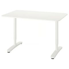 IKEA BEKANT Adjustable Desk, white, 120x80 cm