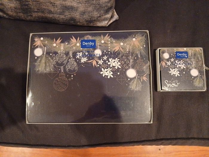 Denby placemats and coasters