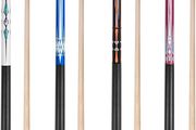 Pool Cue Sticks Set of 4, 58 Inch Billiard Cue Pool Cue Sticks, 13 mm Tips for Billiard Table Sport