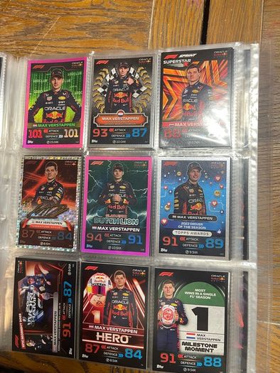 F1 cards