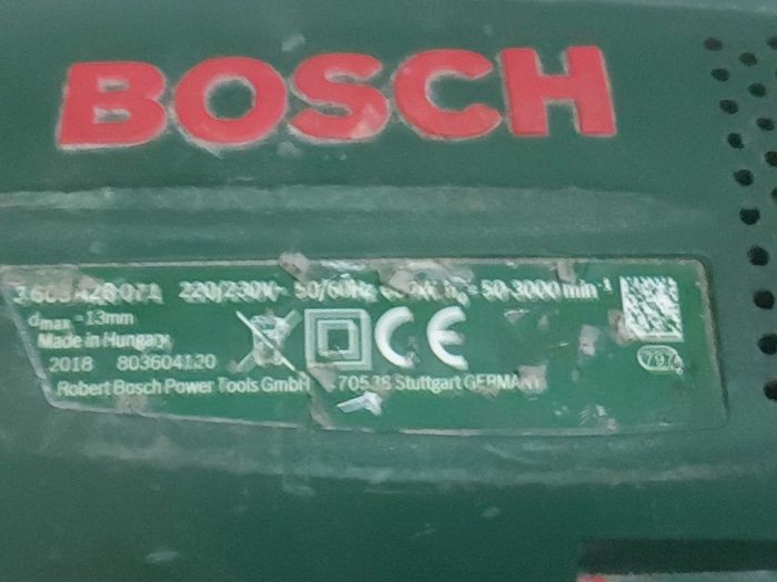 BOSCH Drill Model No. PSB 680 RE, working perfect and in excellent condition