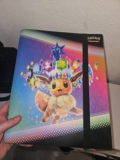 Prismatic Evolutions Pokemon binder