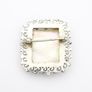Antique Persian Hand Painted MOP Silver Brooch Image 3