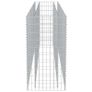 Gabion Raised Bed Galvanised Steel 270x50x100 cm Image 10