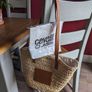 Cavalli Class Shopper/Beach Straw & Leather Bag Image 2